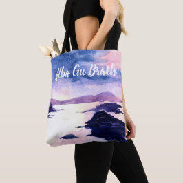 Bolsa Tote Sacola Customisable da Aquarela do gaélico escocês
