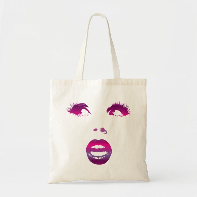 Bolsa Tote sacola da beleza da cosmetologia (Frente)