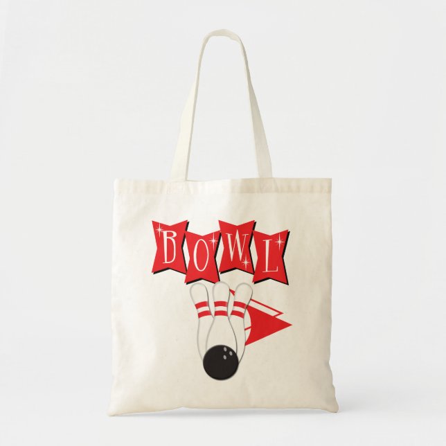 Bolsa Tote Sacola da boliche (Frente)