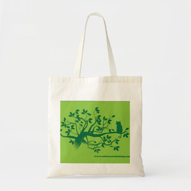 Bolsa Tote Sacola da casa do gato (Frente)