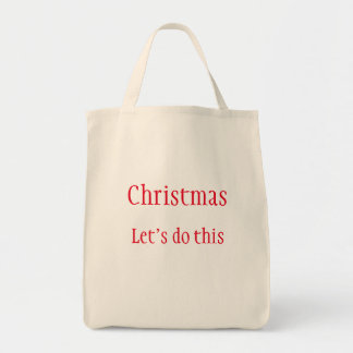 Bolsa Tote Sacola da compra do Natal