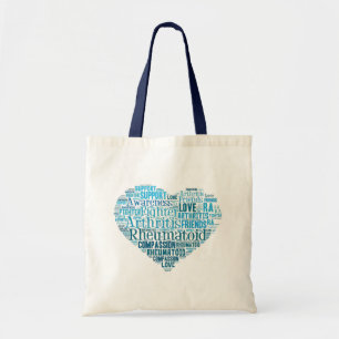 Bolsa Tote Sacola da consciência da artrite reumatóide