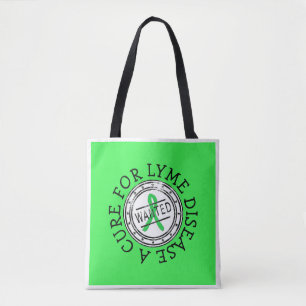 Bolsa Tote Sacola da consciência da doença de Lyme