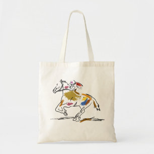 Bolsa Tote Sacola da corrida de cavalos