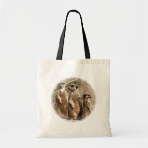 Bolsa Tote Sacola da família de Meerkat