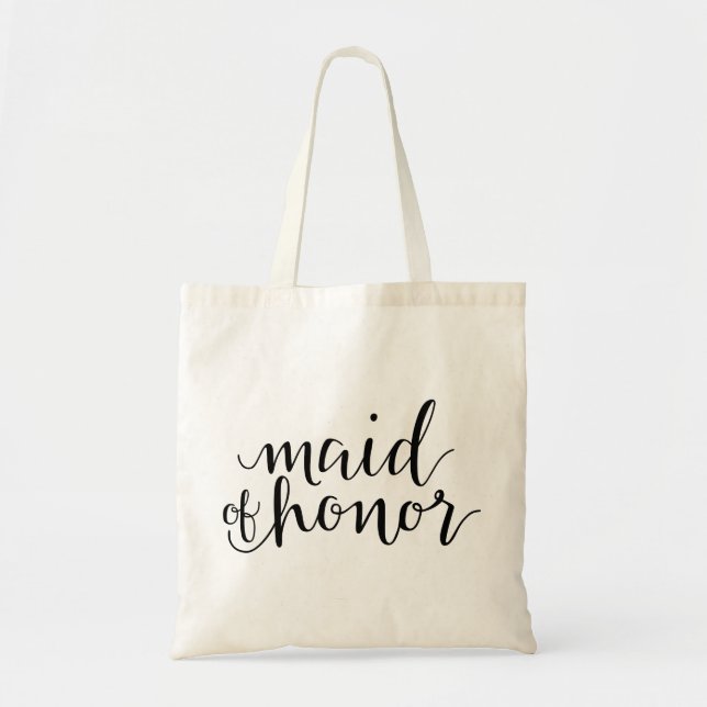 Bolsa Tote Sacola da madrinha de casamento (Frente)