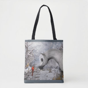 Bolsa Tote Sacola da maravilha do inverno, você escolhe a co