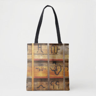 Bolsa Tote Sacola da marca do gado do rancho