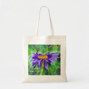 Bolsa Tote Sacola da margarida de Fleabane