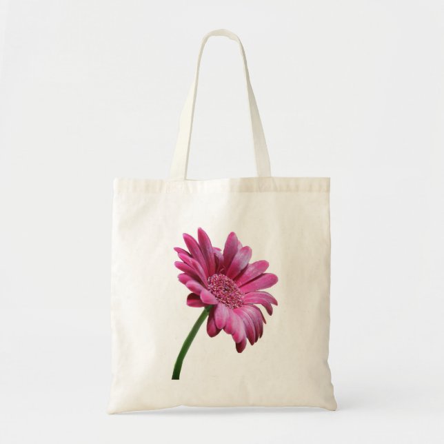 Bolsa Tote Sacola da margarida do Gerbera (Frente)
