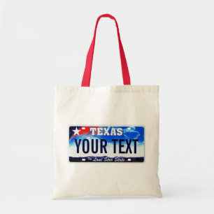 Bolsa Tote Sacola da matrícula de Texas