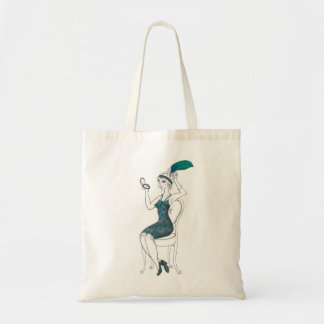 Bolsa Tote sacola da menina do Flapper dos anos 20