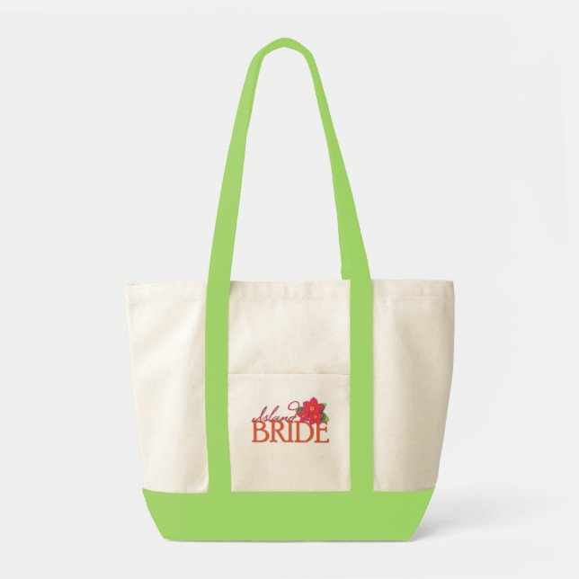 Bolsa Tote Sacola da noiva da ilha (Frente)