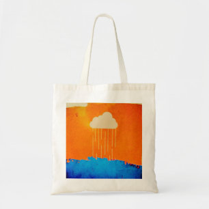 Bolsa Tote Sacola da nuvem de chuva