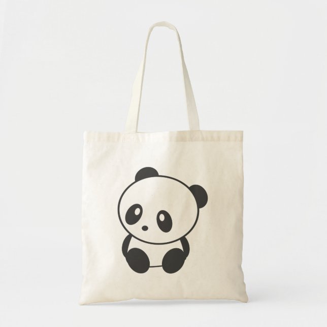 Bolsa Tote Sacola da panda (Frente)