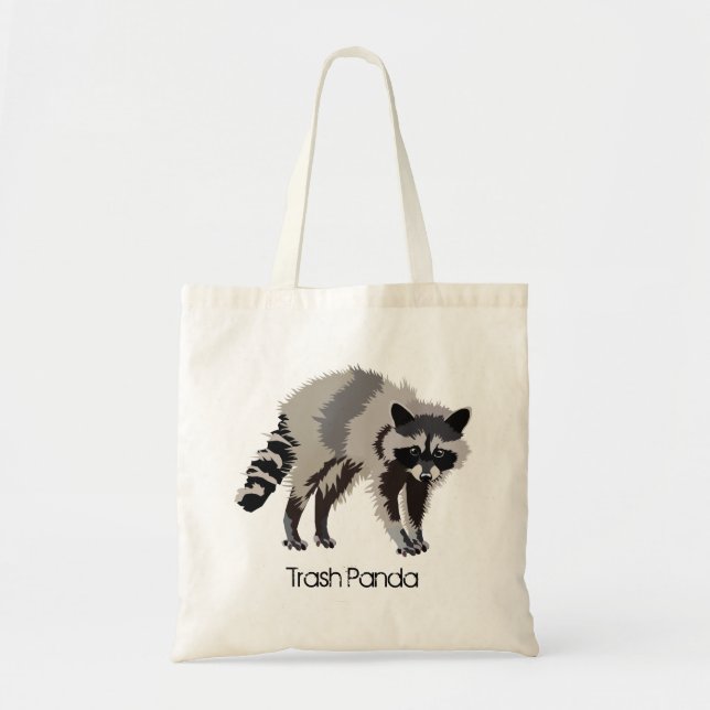 Bolsa Tote Sacola da panda do lixo (Frente)