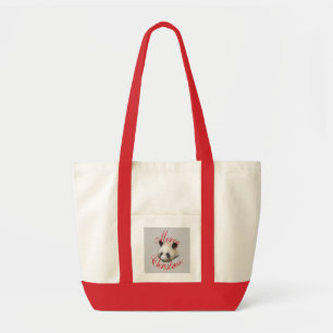 Bolsa Tote Sacola da panda do Natal