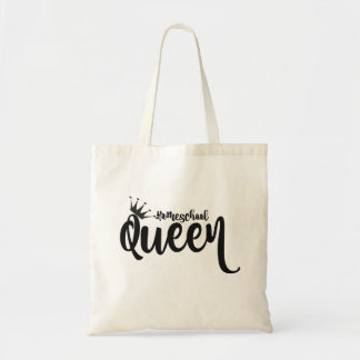 Bolsa Tote Sacola da rainha de Homeschool