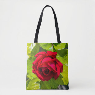 Bolsa Tote Sacola da rosa vermelha