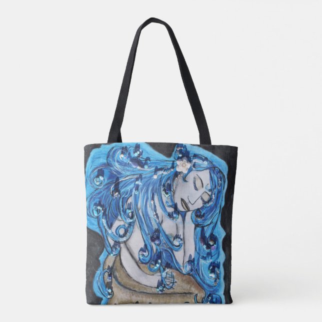 Bolsa Tote Sacola da sereia (customizável) (Verso)