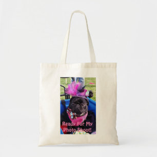 Bolsa Tote Sacola da sessão fotográfica de Puggy "apronte