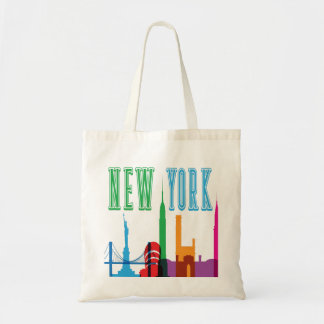 Bolsa Tote Sacola da skyline da Nova Iorque
