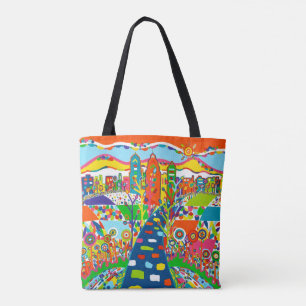Bolsa Tote Sacola da skyline de Philadelphfia