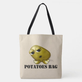 Bolsa Tote Sacola das batatas do divertimento