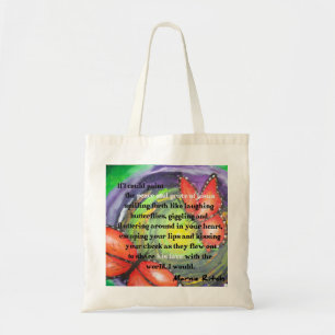 Bolsa Tote Sacola das borboletas de Jesus