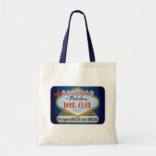 Bolsa Tote Sacola das canvas do clube de leitura