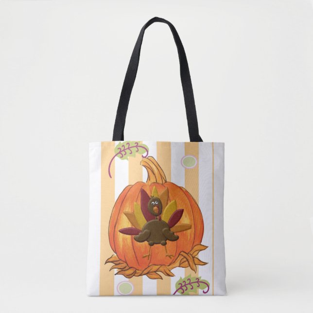 Bolsa Tote Sacola de Ação de Graças (Frente)