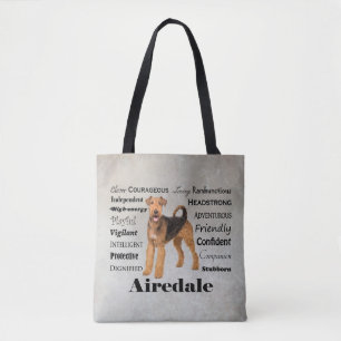 Bolsa Tote Sacola de Airedale