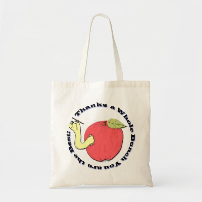 Bolsa Tote Sacola de Apple do professor (Frente)