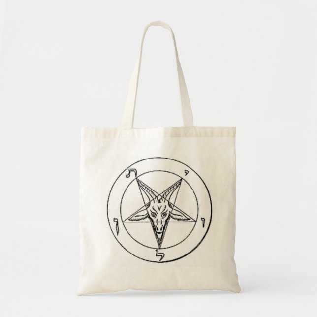 Bolsa Tote Sacola de Baphomet (Frente)