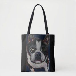 Bolsa Tote Sacola de Boston Terrier (customizável)