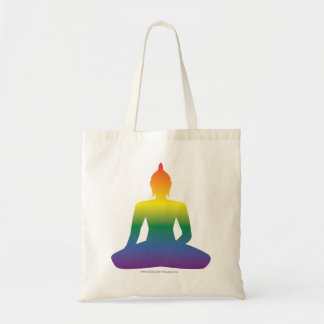Bolsa Tote Sacola de Buddha do arco-íris