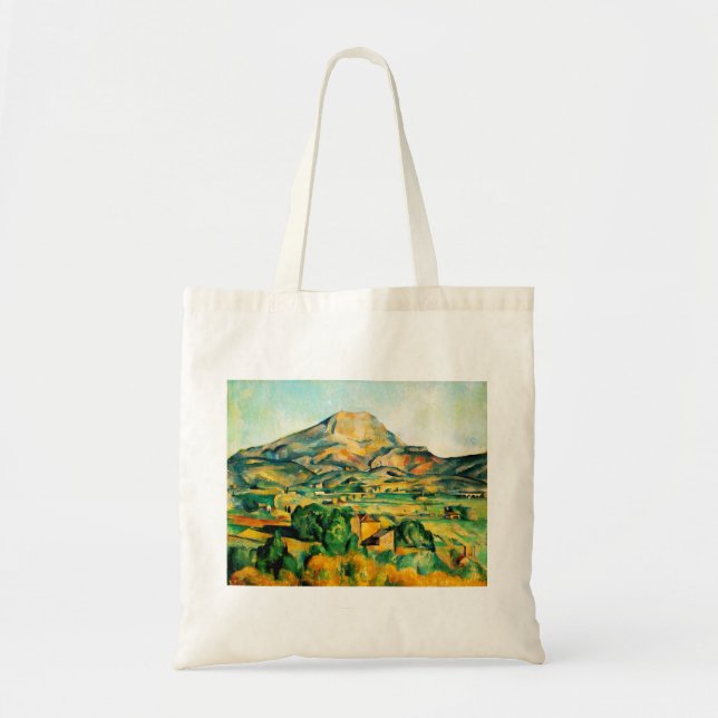 Bolsa Tote Sacola de Cezanne Mont Sainte-Victoire (Frente)