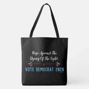 Bolsa Tote Sacola de Democrata 2020 do voto grande
