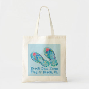 Bolsa Tote Sacola de FlaglBeach FL do vagabundo da praia