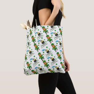 Bolsa Tote Sacola de Mão Dia de São Patrício Duende