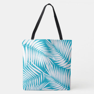 Bolsa Tote Sacola de Praia Tropical Folha Havaiana Kona Palms