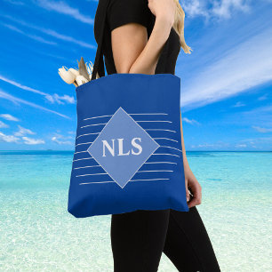 Bolsa Tote Sacola de Presente com Iniciais Pessoais do Destin