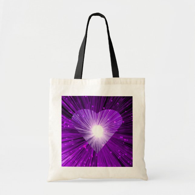 Bolsa Tote Sacola de Purple Heart (Frente)