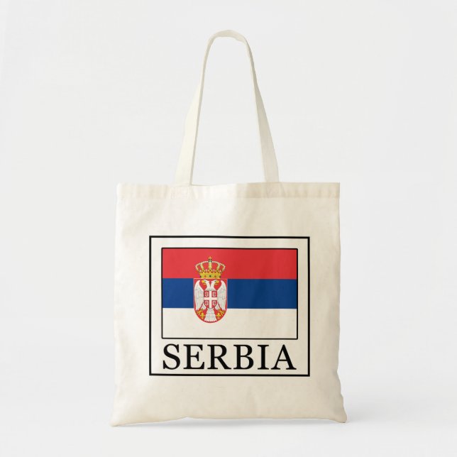 Bolsa Tote Sacola de Serbia (Frente)