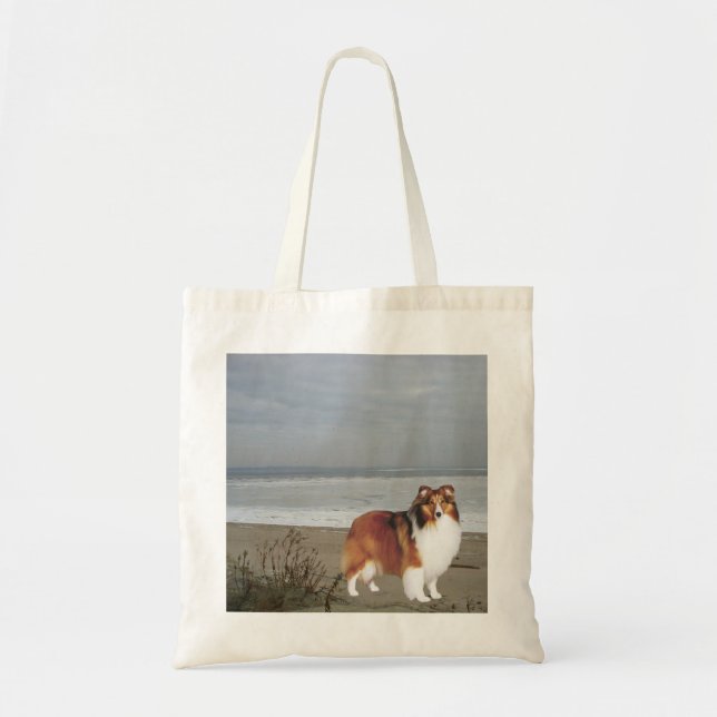 Bolsa Tote Sacola de Sheltie (Frente)