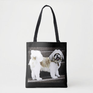 Bolsa Tote Sacola de Shih Tzu