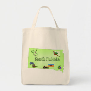 Bolsa Tote Sacola de South Dakota