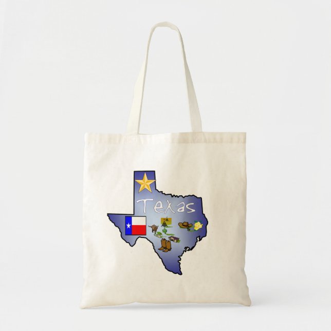 Bolsa Tote Sacola de Texas (Frente)