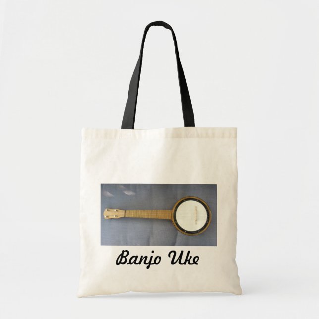 Bolsa Tote Sacola de Uke do banjo (Frente)