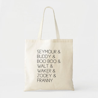 Bolsa Tote Sacola de vidro dos irmãos de Franny Zooey